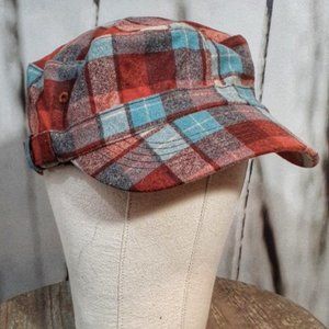 Gap Kids Limited Edition Pendleton Red Plaid Logo Baseball Cap Hat Sz S//M NWT